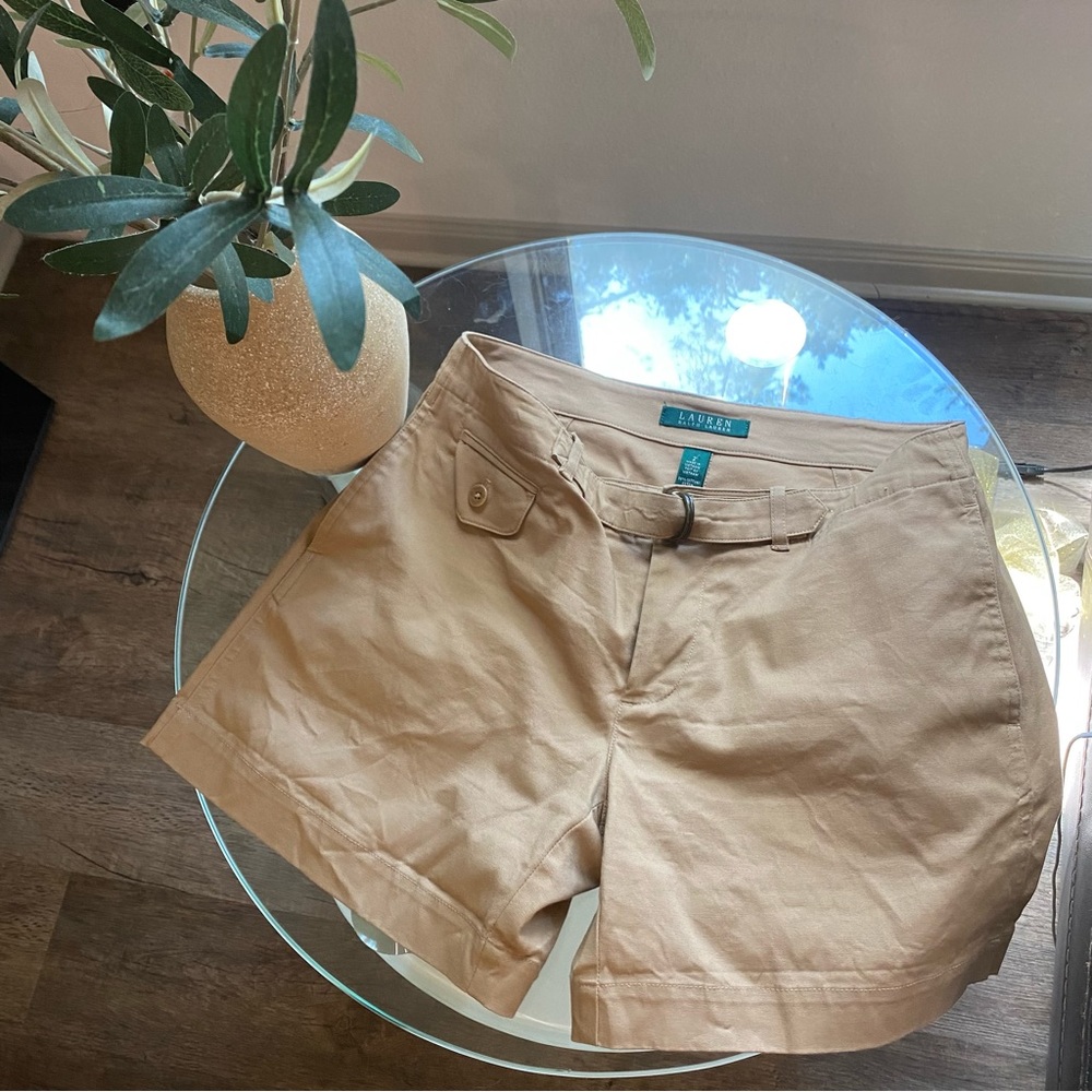 Lauren by Ralph Lauren khaki Chino Shorts